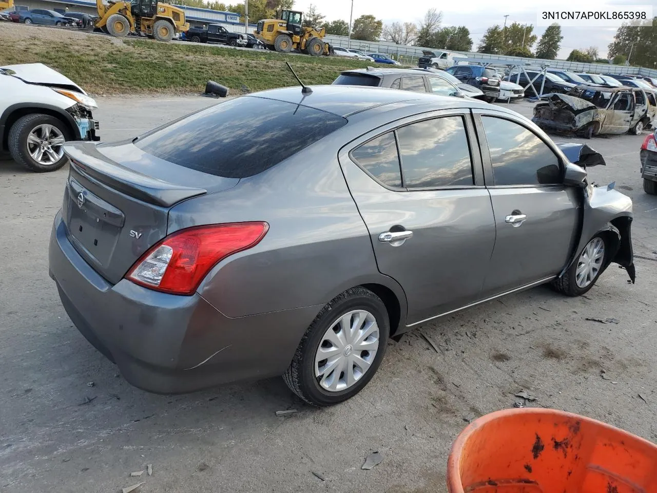 2019 Nissan Versa S VIN: 3N1CN7AP0KL865398 Lot: 77639254