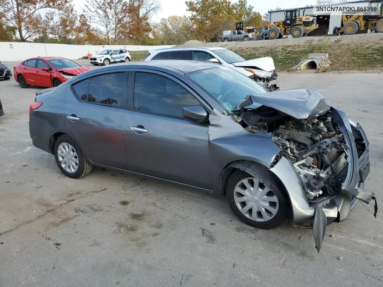 2019 Nissan Versa S VIN: 3N1CN7AP0KL865398 Lot: 77639254