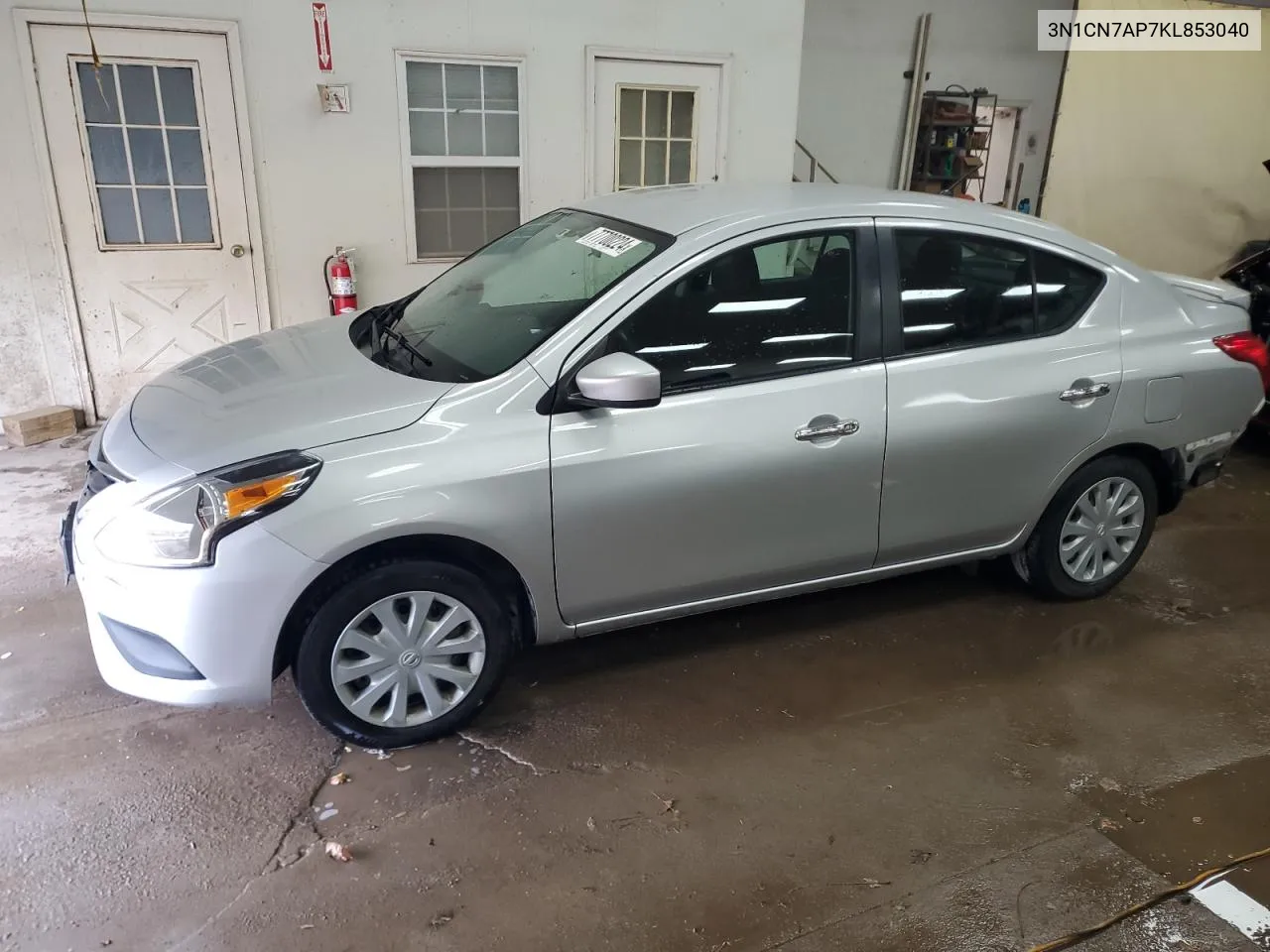 2019 Nissan Versa S VIN: 3N1CN7AP7KL853040 Lot: 77700224