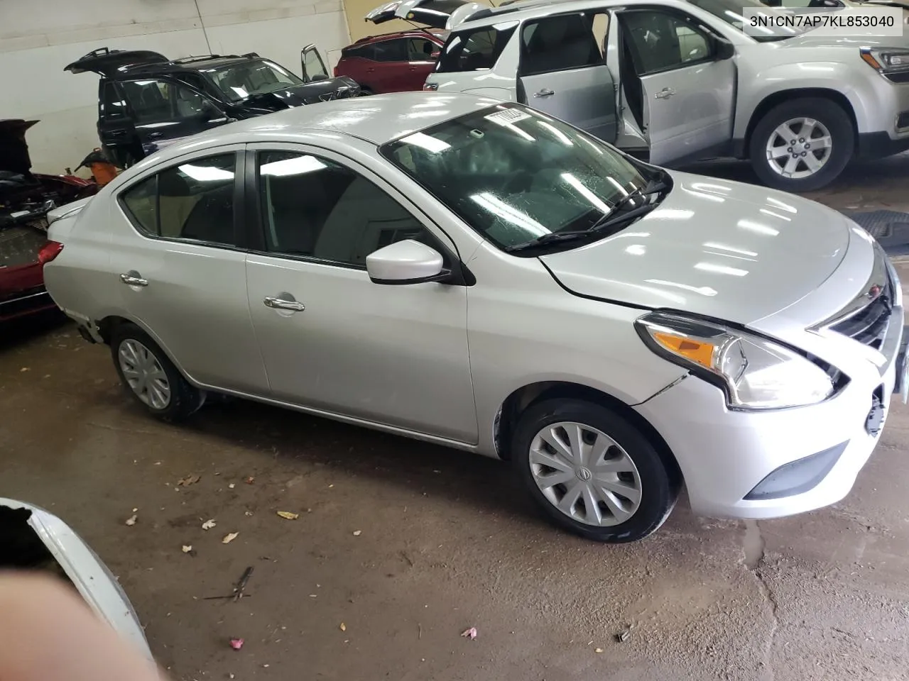 2019 Nissan Versa S VIN: 3N1CN7AP7KL853040 Lot: 77700224