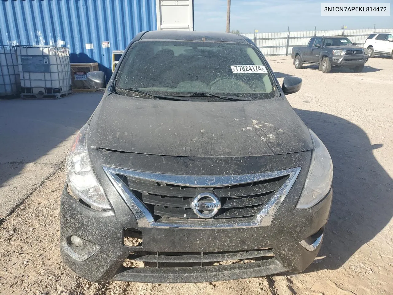 2019 Nissan Versa S VIN: 3N1CN7AP6KL814472 Lot: 77824174