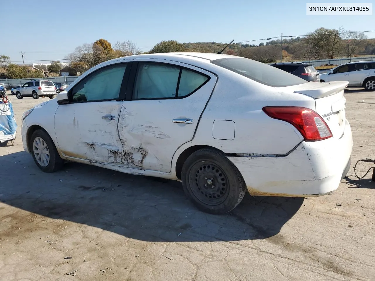 2019 Nissan Versa S VIN: 3N1CN7APXKL814085 Lot: 78002024