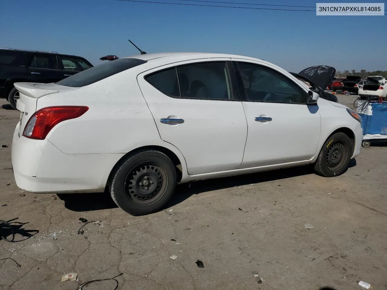 2019 Nissan Versa S VIN: 3N1CN7APXKL814085 Lot: 78002024