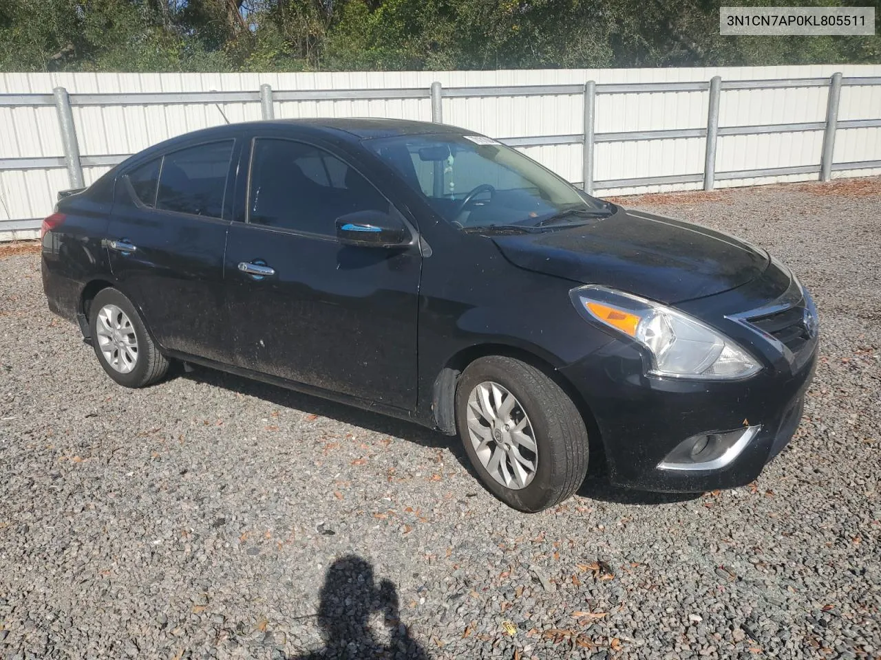 2019 Nissan Versa S VIN: 3N1CN7AP0KL805511 Lot: 78181004