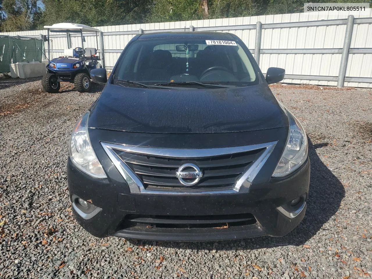 2019 Nissan Versa S VIN: 3N1CN7AP0KL805511 Lot: 78181004