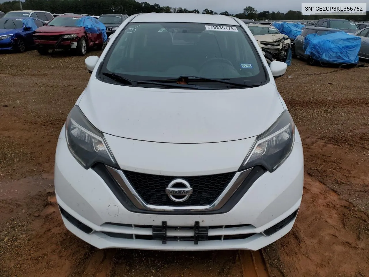 2019 Nissan Versa Note S VIN: 3N1CE2CP3KL356762 Lot: 78839174