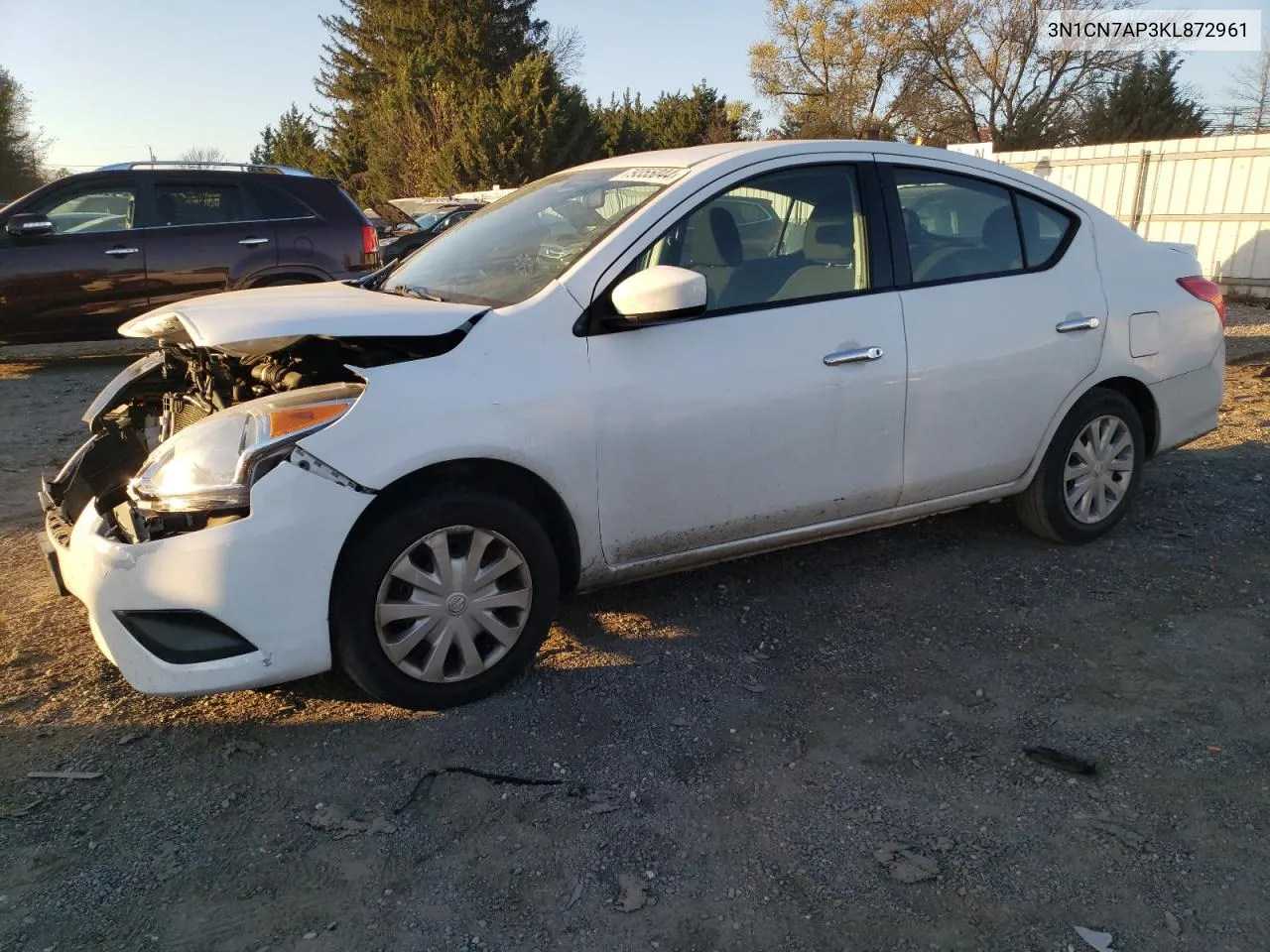 2019 Nissan Versa S VIN: 3N1CN7AP3KL872961 Lot: 79355044