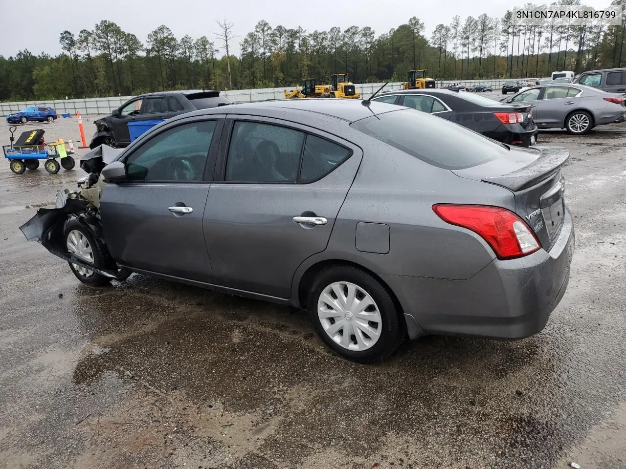 2019 Nissan Versa S VIN: 3N1CN7AP4KL816799 Lot: 79610984