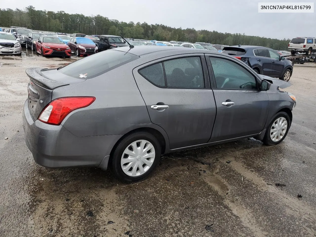 2019 Nissan Versa S VIN: 3N1CN7AP4KL816799 Lot: 79610984