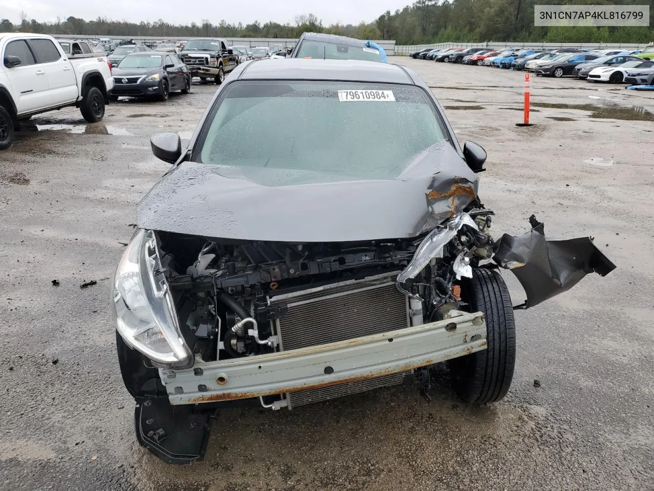 2019 Nissan Versa S VIN: 3N1CN7AP4KL816799 Lot: 79610984