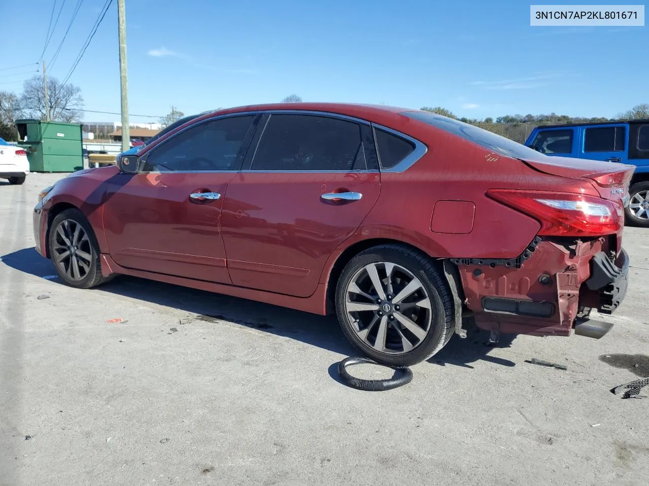 2019 Nissan Versa S VIN: 3N1CN7AP2KL801671 Lot: 80116264