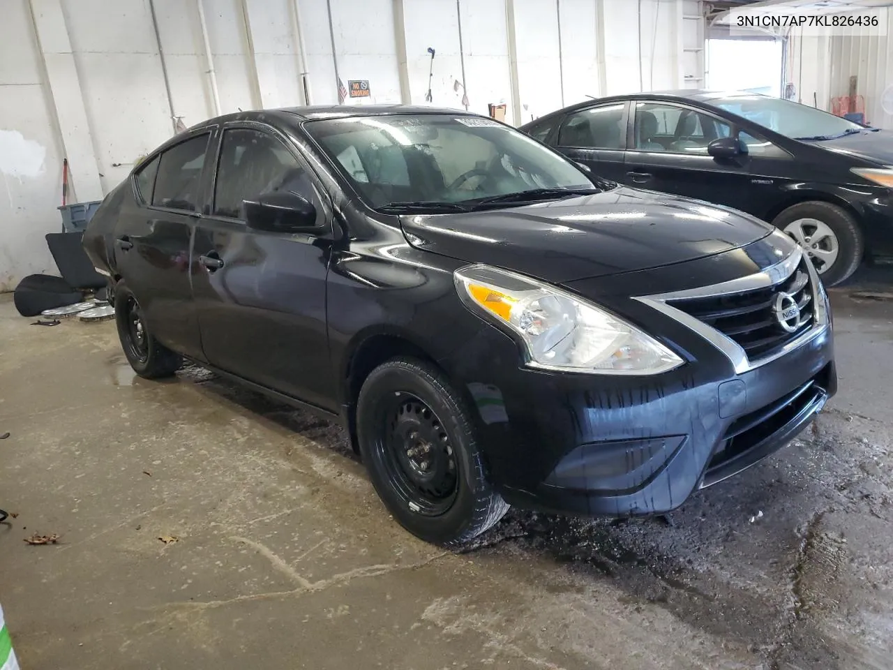 2019 Nissan Versa S VIN: 3N1CN7AP7KL826436 Lot: 80213474