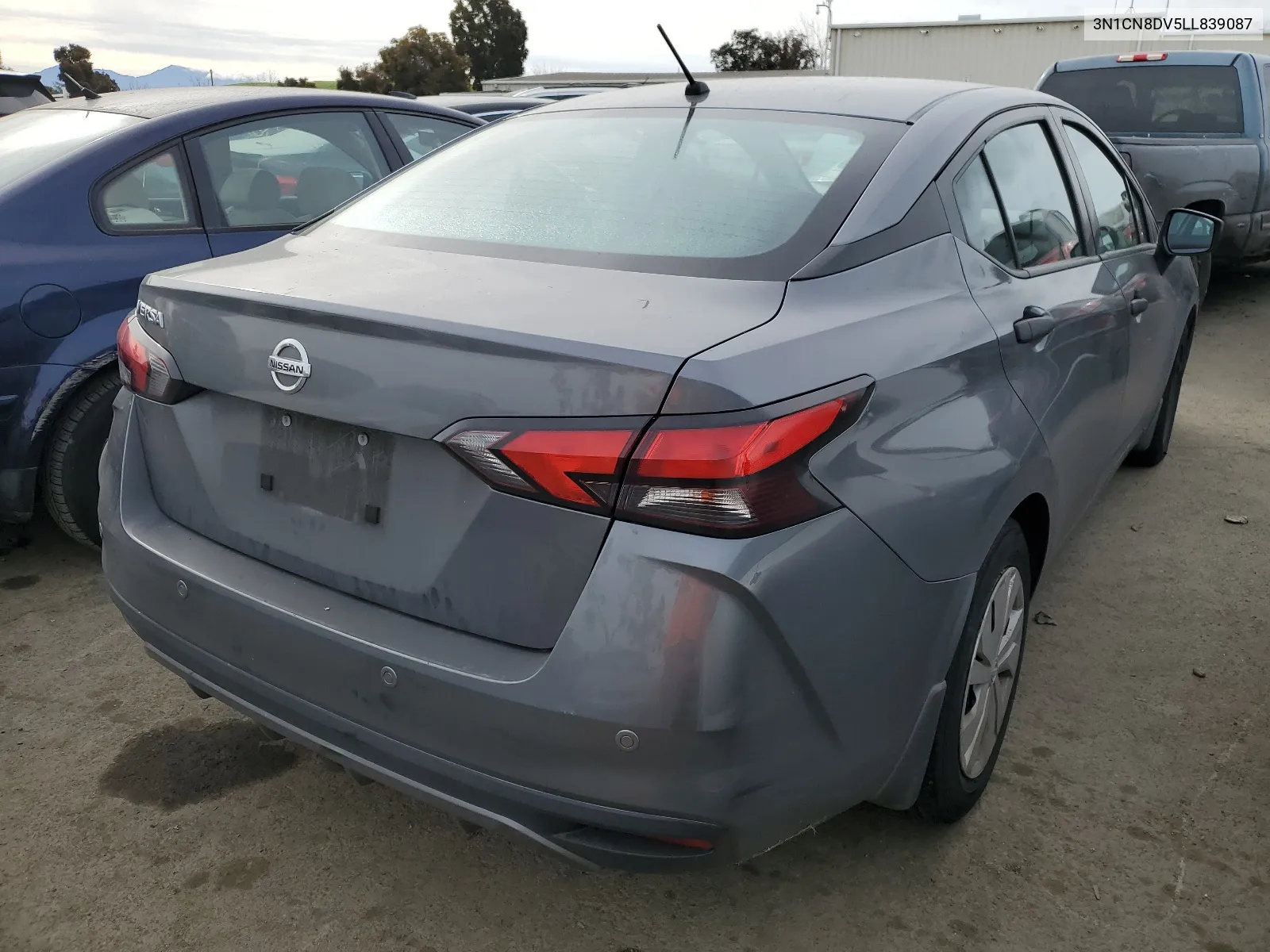 2020 Nissan Versa S VIN: 3N1CN8DV5LL839087 Lot: 46125674