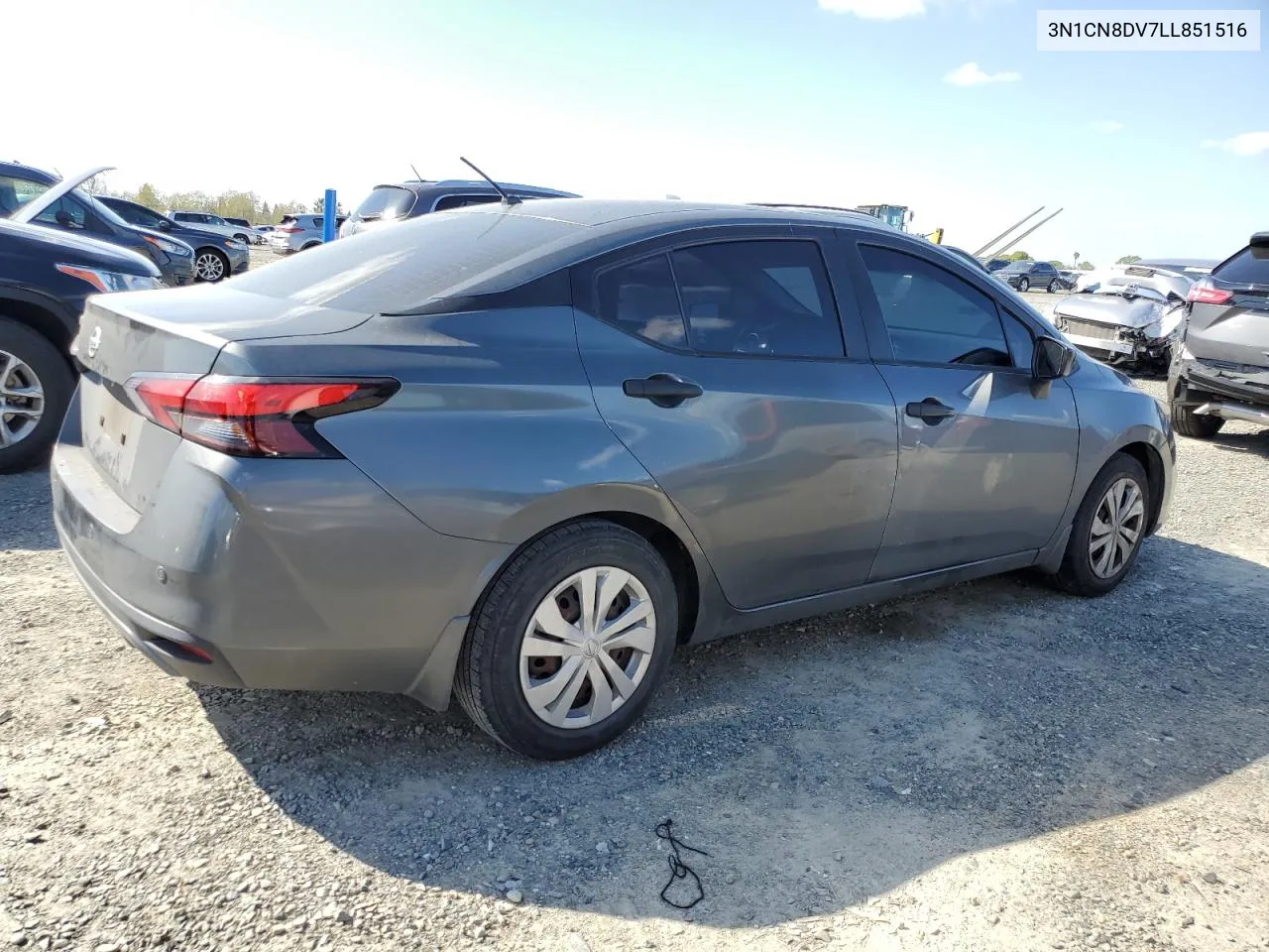 2020 Nissan Versa S VIN: 3N1CN8DV7LL851516 Lot: 48474974