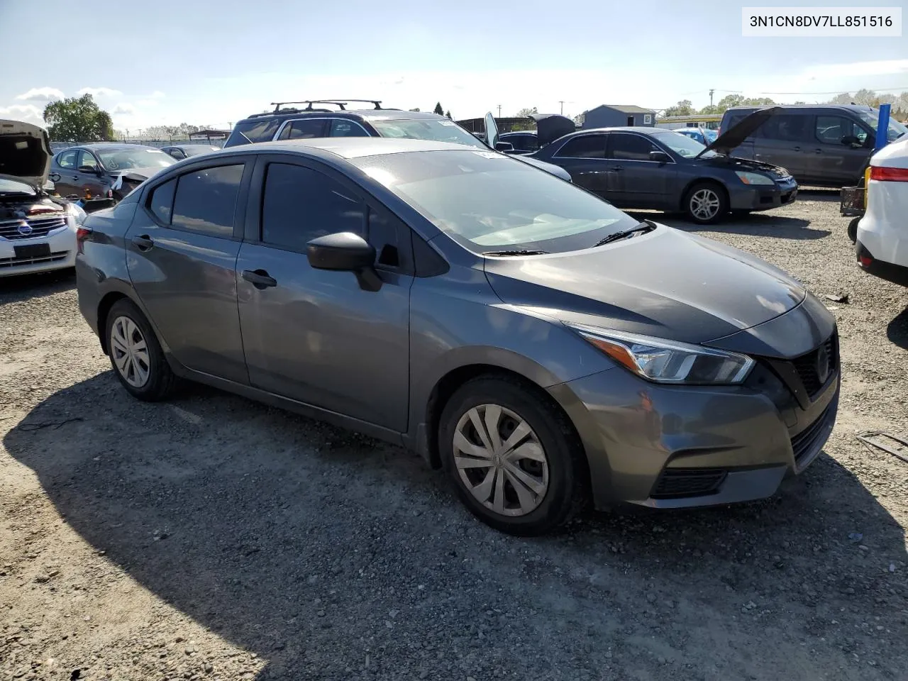 2020 Nissan Versa S VIN: 3N1CN8DV7LL851516 Lot: 48474974