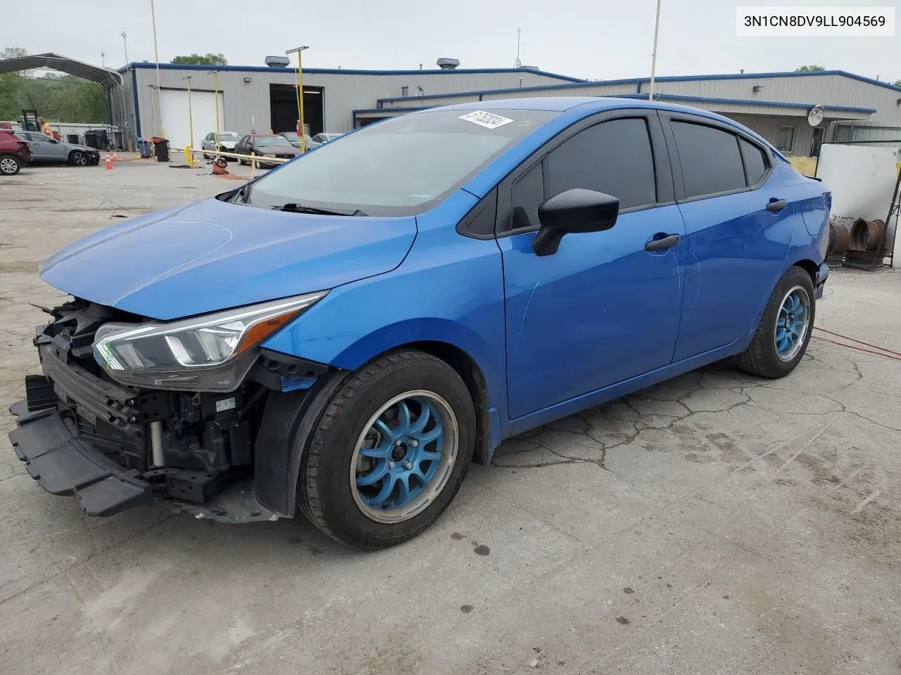 2020 Nissan Versa S VIN: 3N1CN8DV9LL904569 Lot: 51752034