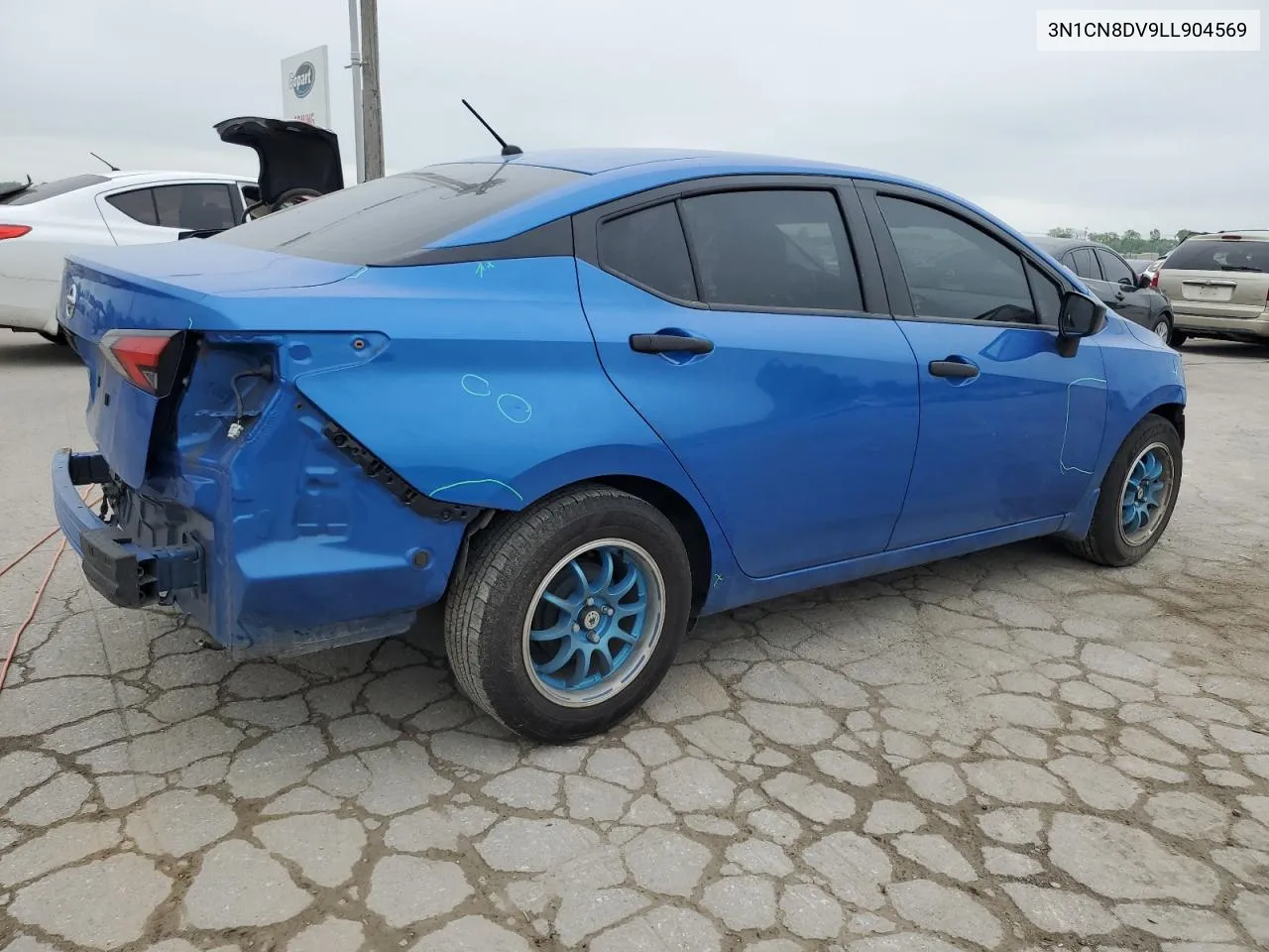 2020 Nissan Versa S VIN: 3N1CN8DV9LL904569 Lot: 51752034