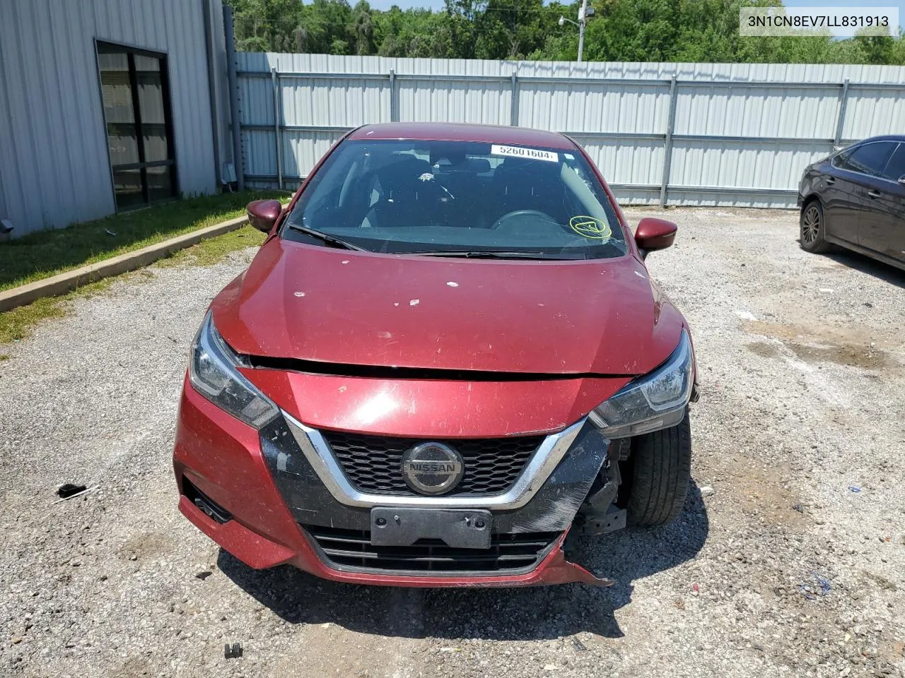 2020 Nissan Versa Sv VIN: 3N1CN8EV7LL831913 Lot: 52601604