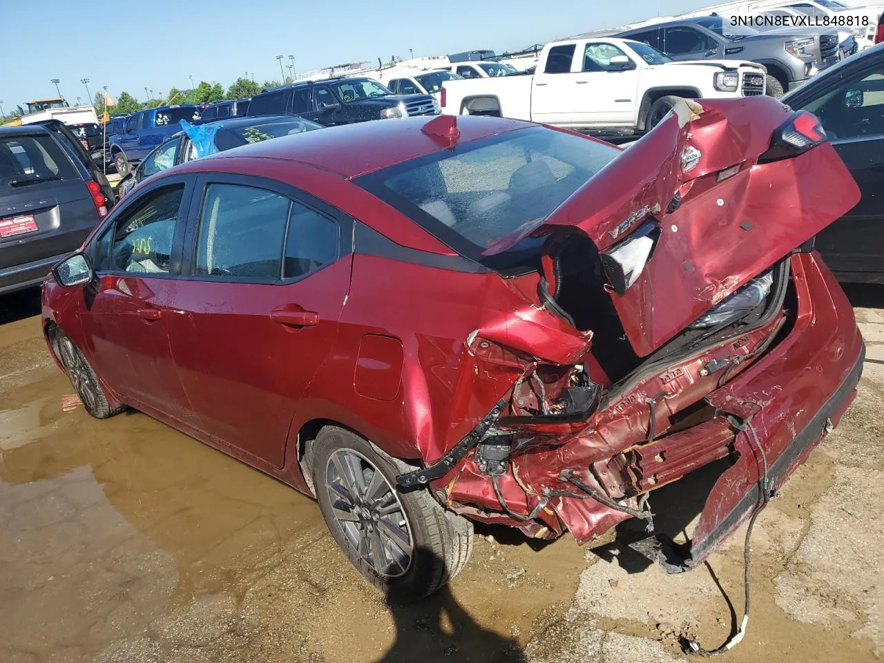 2020 Nissan Versa Sv VIN: 3N1CN8EVXLL848818 Lot: 54151634