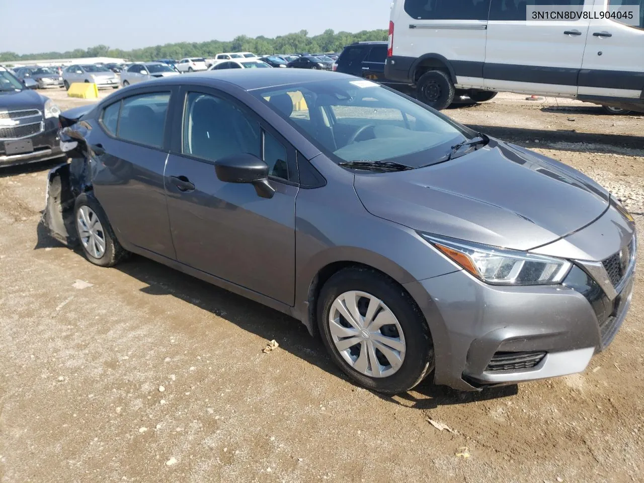 2020 Nissan Versa S VIN: 3N1CN8DV8LL904045 Lot: 56869264