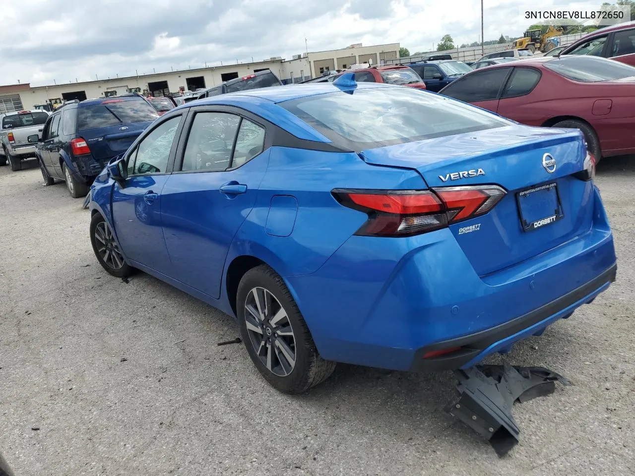 2020 Nissan Versa Sv VIN: 3N1CN8EV8LL872650 Lot: 57161004