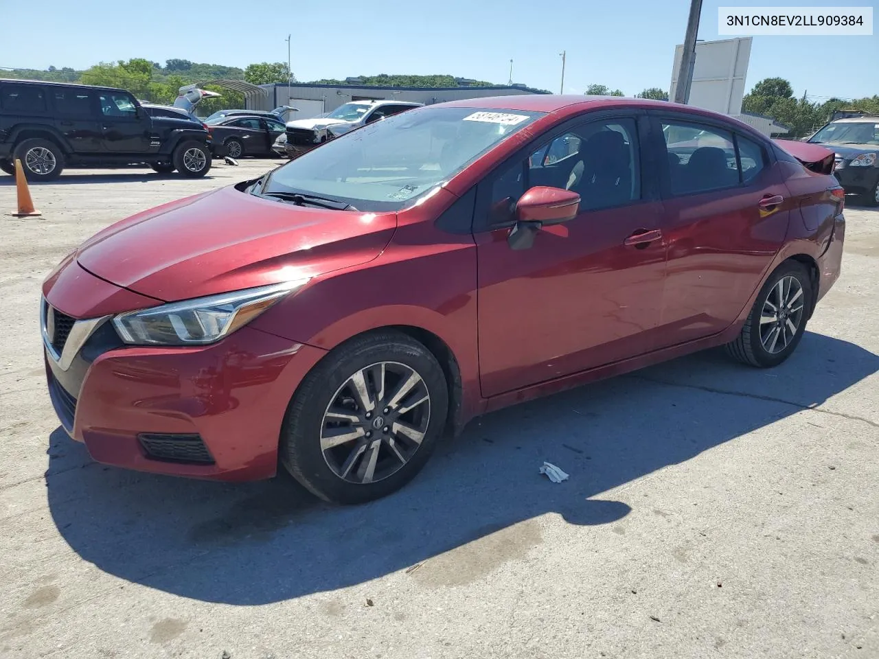 2020 Nissan Versa Sv VIN: 3N1CN8EV2LL909384 Lot: 58146064