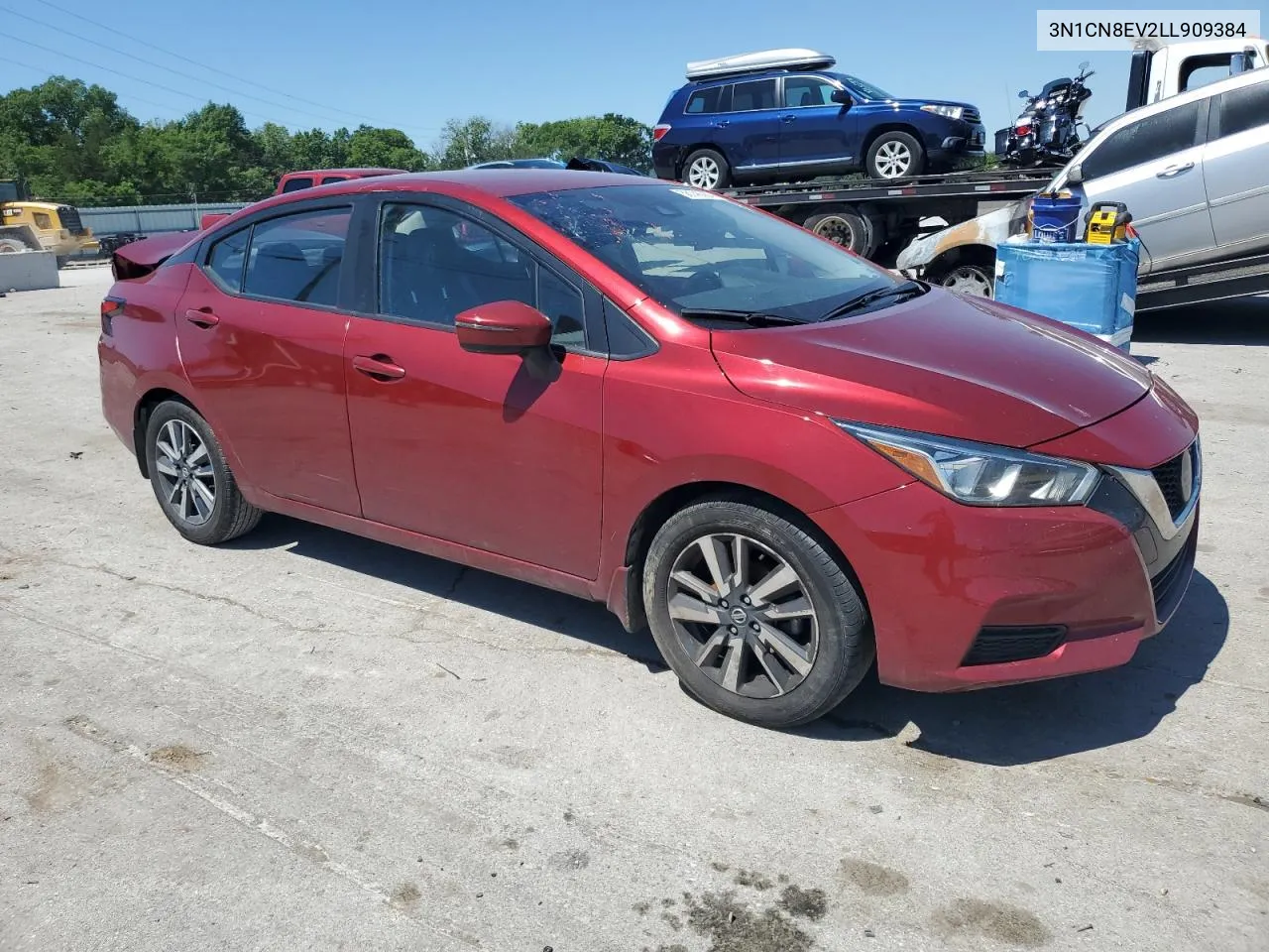 2020 Nissan Versa Sv VIN: 3N1CN8EV2LL909384 Lot: 58146064