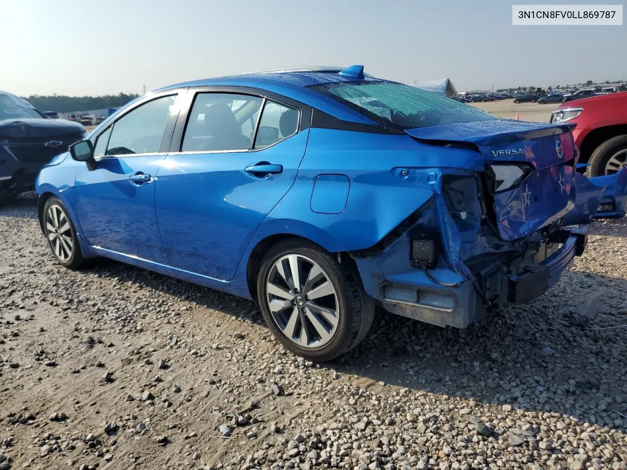 2020 Nissan Versa Sr VIN: 3N1CN8FV0LL869787 Lot: 58293524