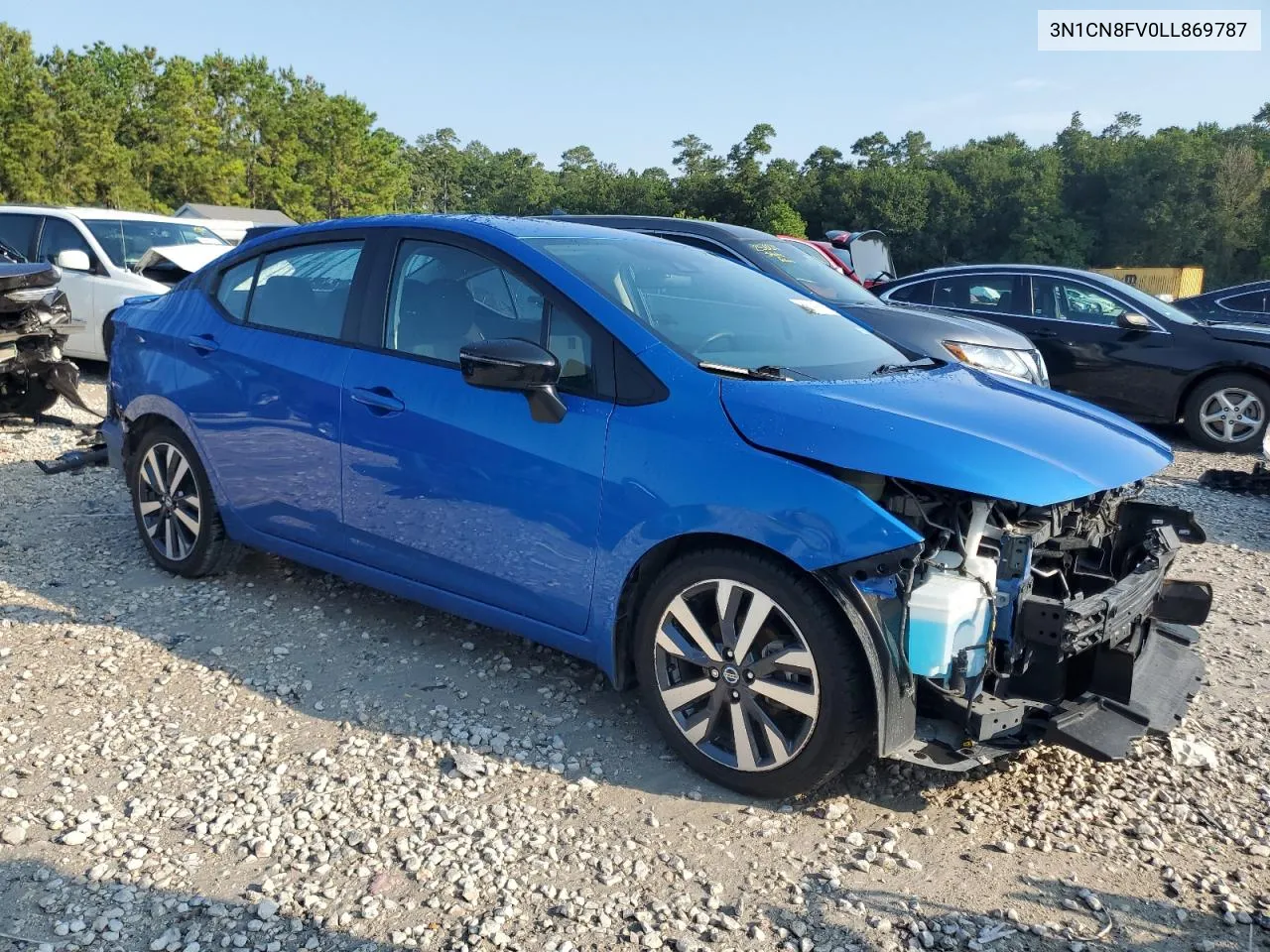 2020 Nissan Versa Sr VIN: 3N1CN8FV0LL869787 Lot: 58293524