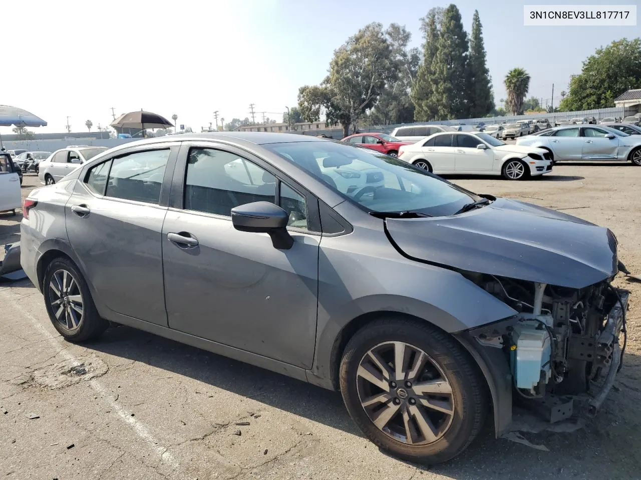 2020 Nissan Versa Sv VIN: 3N1CN8EV3LL817717 Lot: 59183344