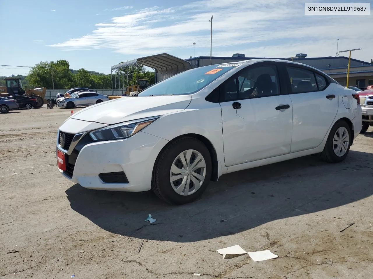 2020 Nissan Versa S VIN: 3N1CN8DV2LL919687 Lot: 59435244