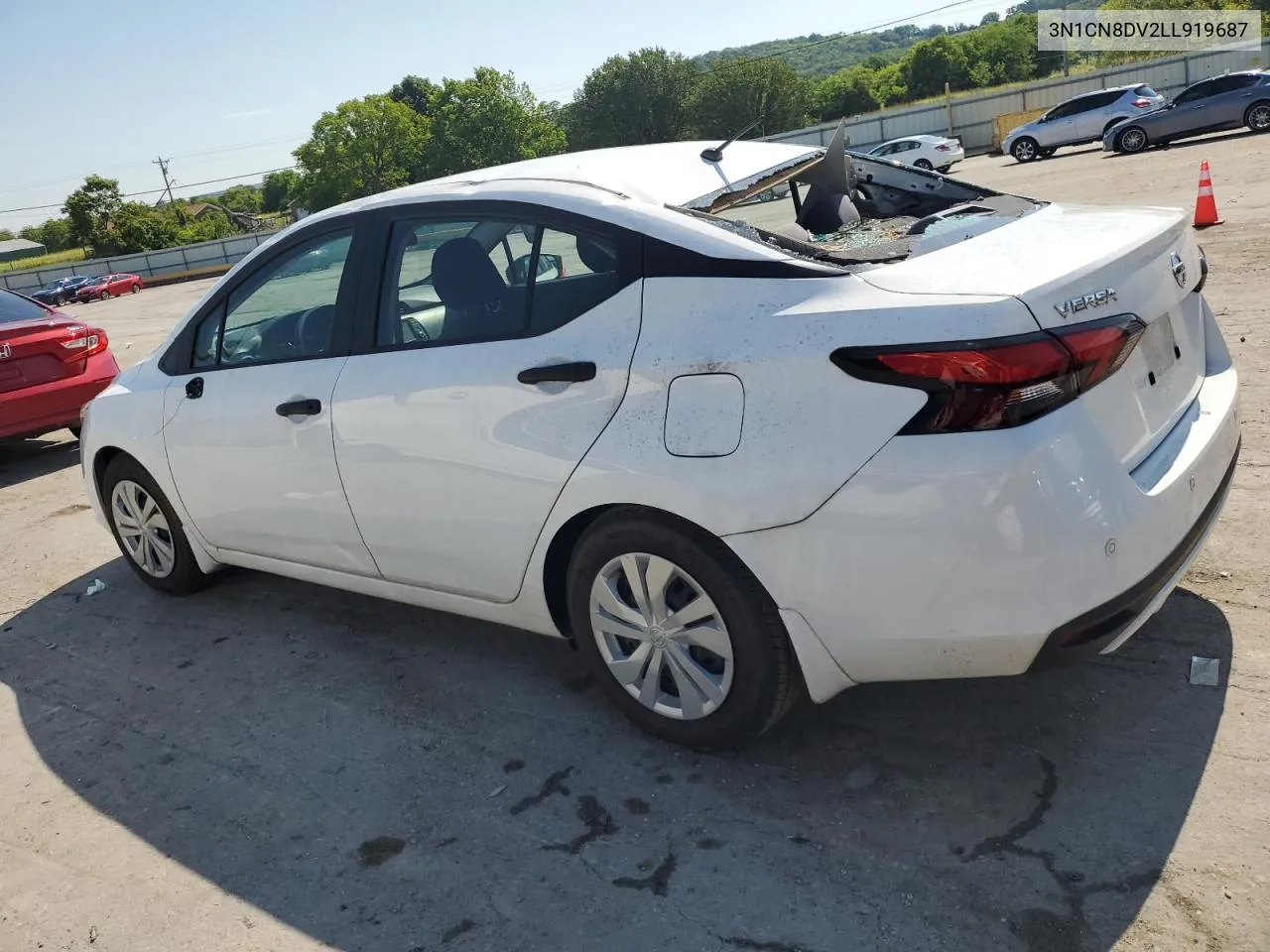 2020 Nissan Versa S VIN: 3N1CN8DV2LL919687 Lot: 59435244