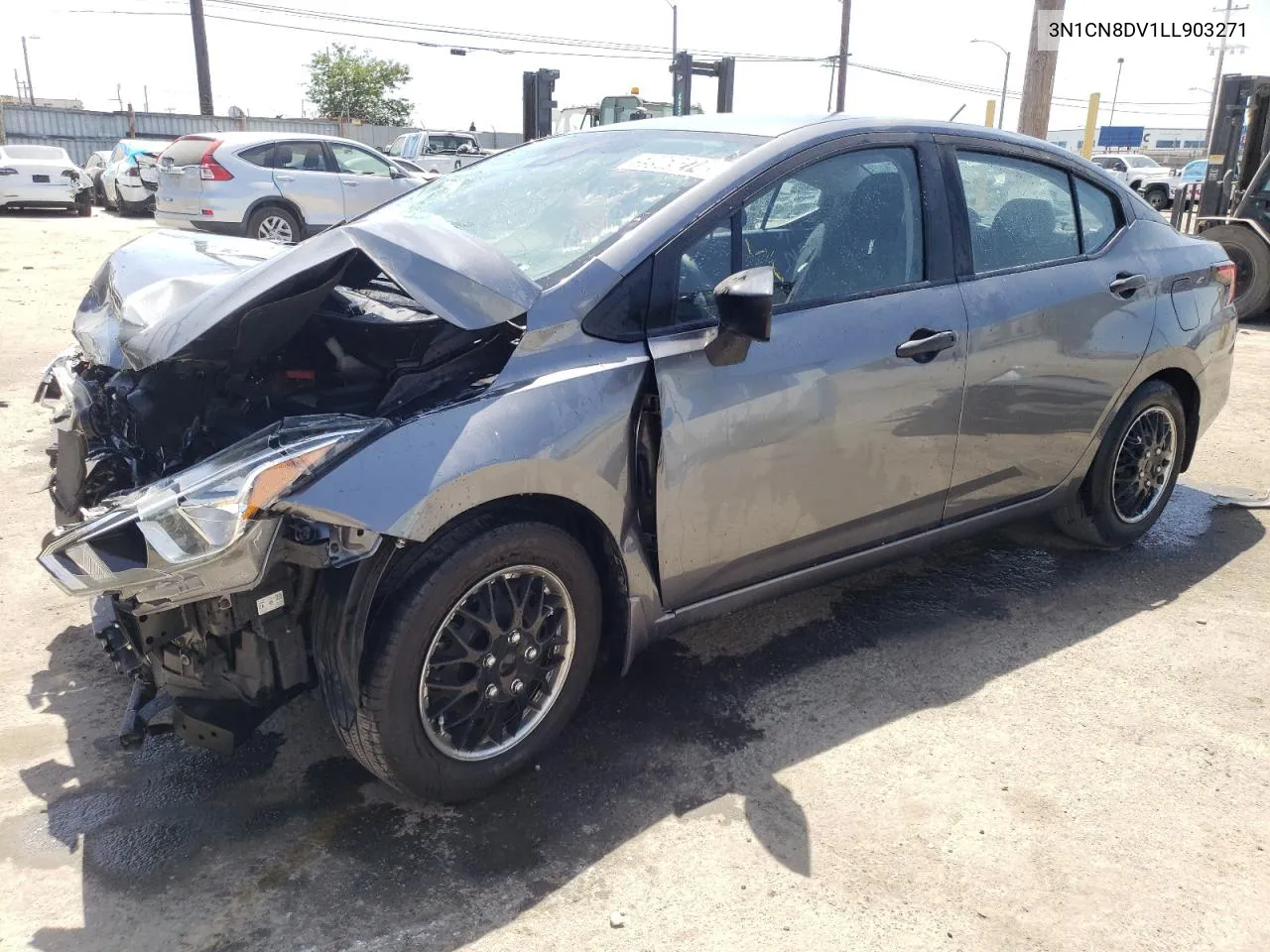 2020 Nissan Versa S VIN: 3N1CN8DV1LL903271 Lot: 59969274