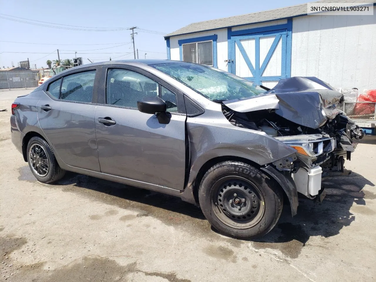 2020 Nissan Versa S VIN: 3N1CN8DV1LL903271 Lot: 59969274