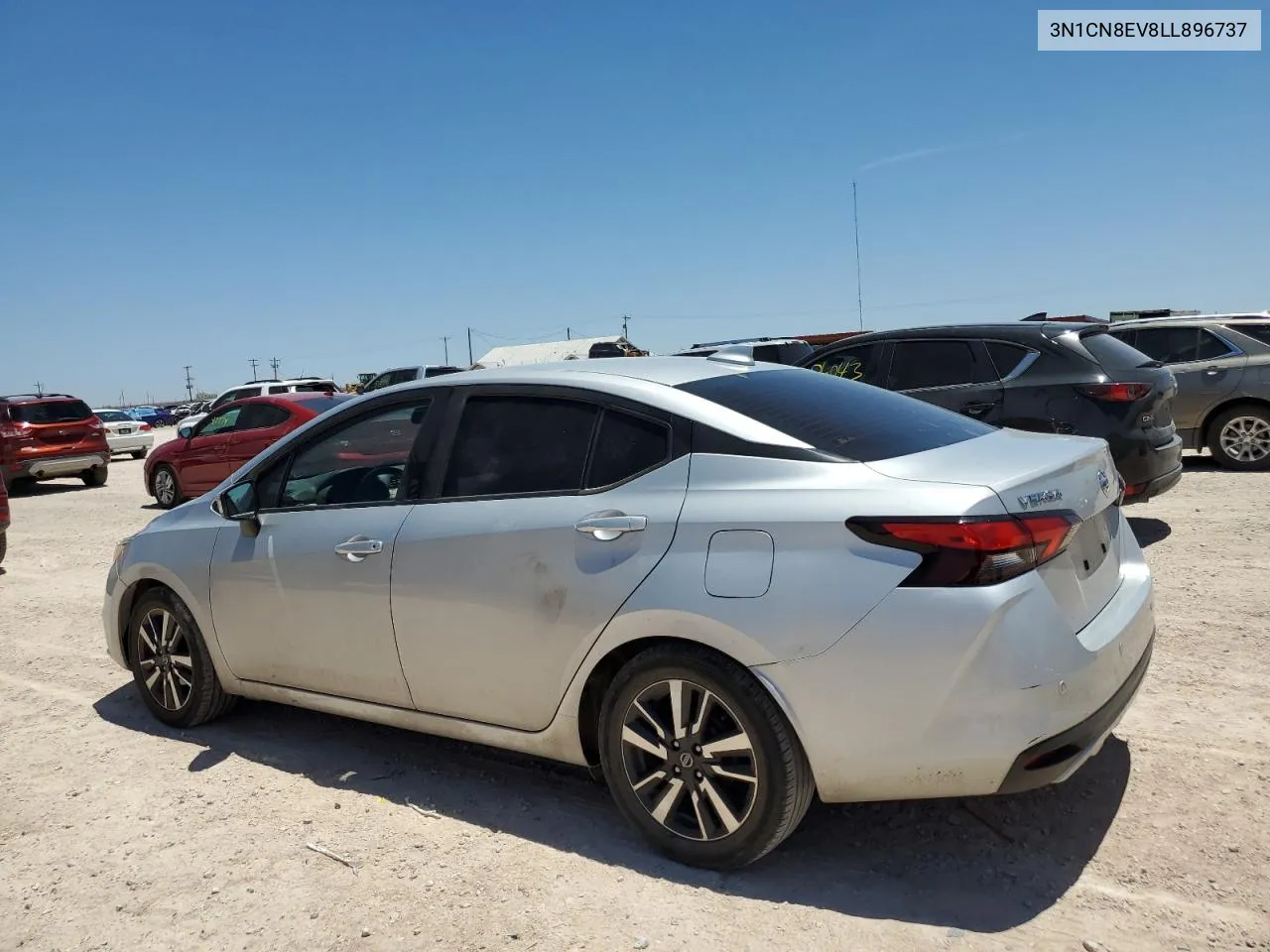 2020 Nissan Versa Sv VIN: 3N1CN8EV8LL896737 Lot: 60737934