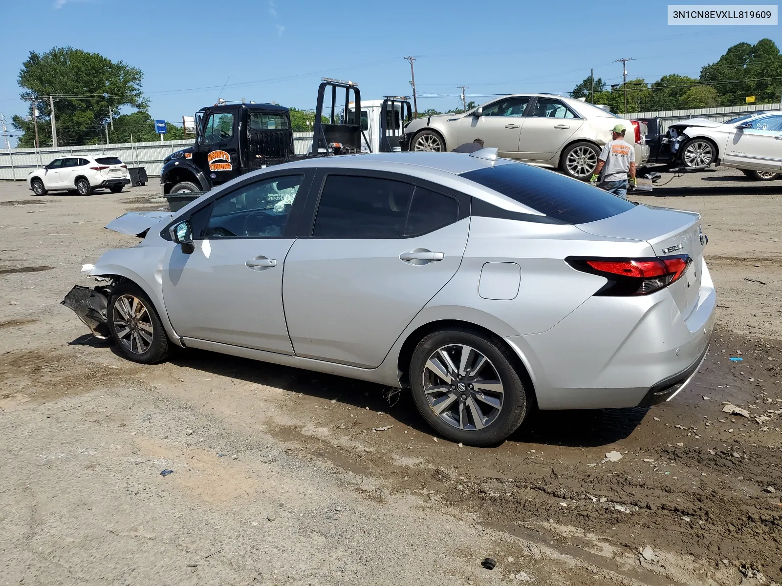 2020 Nissan Versa Sv VIN: 3N1CN8EVXLL819609 Lot: 61944774