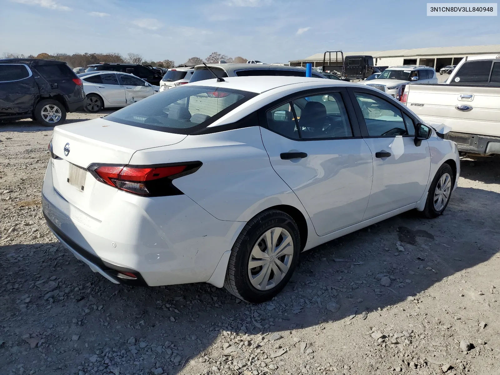 2020 Nissan Versa S VIN: 3N1CN8DV3LL840948 Lot: 65513934