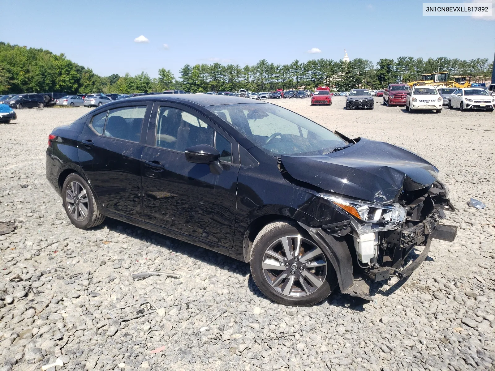 2020 Nissan Versa Sv VIN: 3N1CN8EVXLL817892 Lot: 66520394