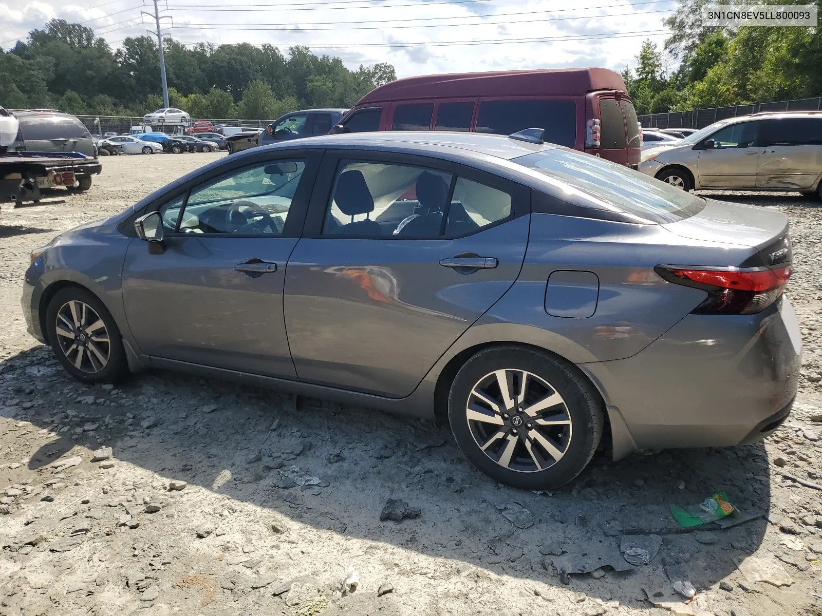 3N1CN8EV5LL800093 2020 Nissan Versa Sv