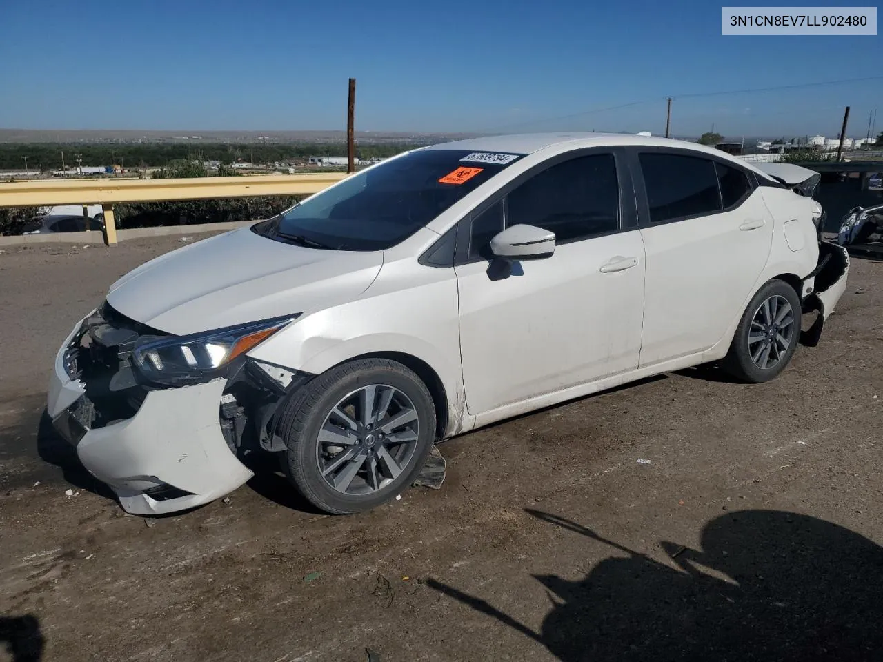 3N1CN8EV7LL902480 2020 Nissan Versa Sv