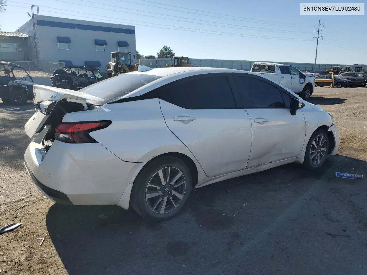 3N1CN8EV7LL902480 2020 Nissan Versa Sv