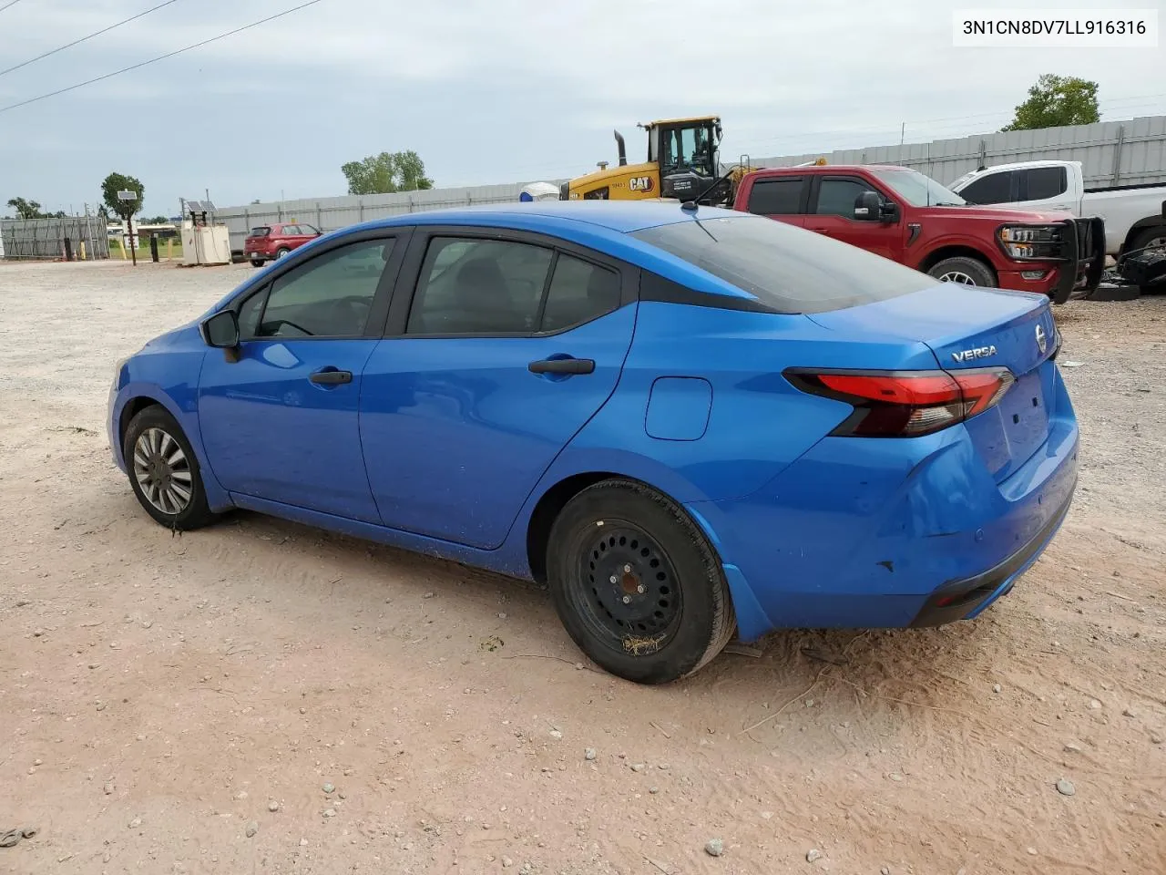 3N1CN8DV7LL916316 2020 Nissan Versa S