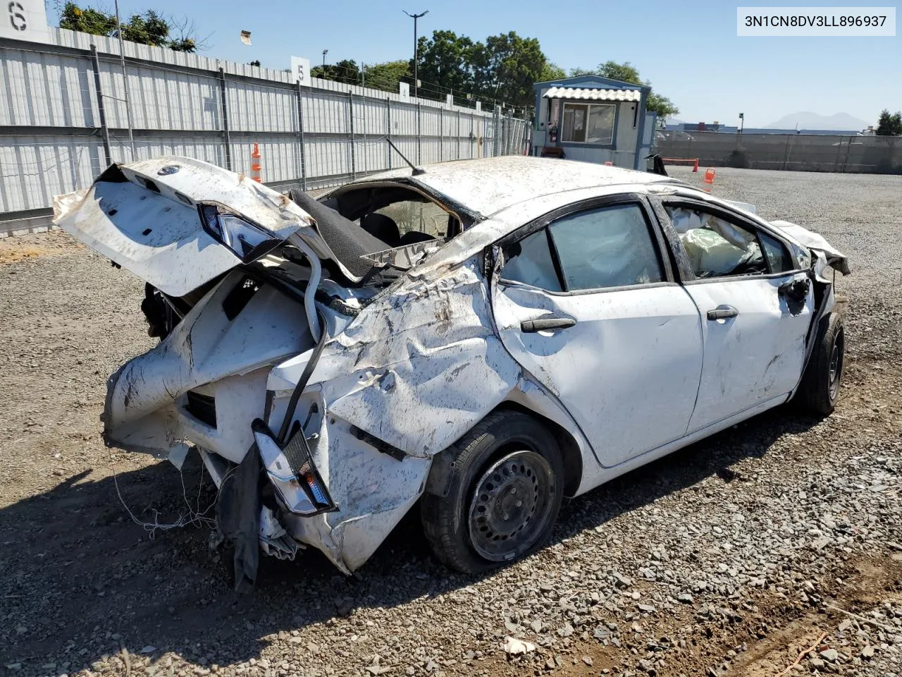 2020 Nissan Versa S VIN: 3N1CN8DV3LL896937 Lot: 68850854