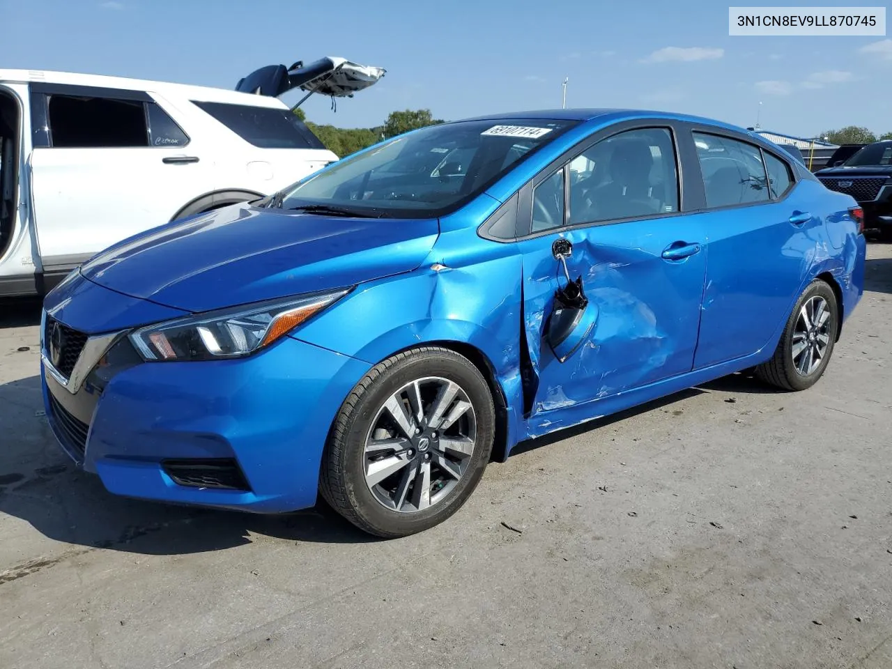 2020 Nissan Versa Sv VIN: 3N1CN8EV9LL870745 Lot: 69107114