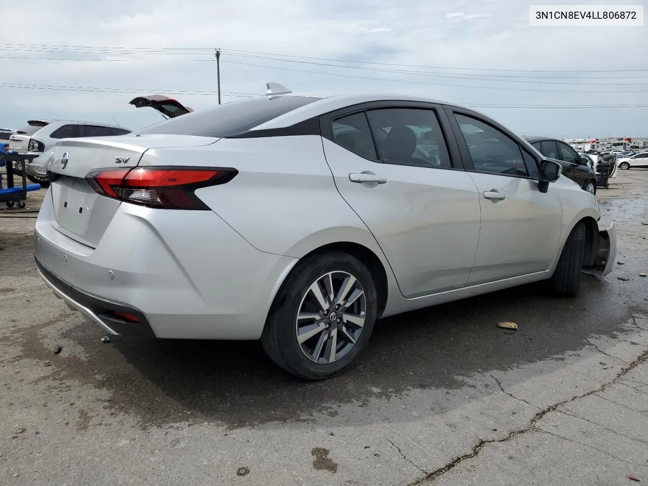 2020 Nissan Versa Sv VIN: 3N1CN8EV4LL806872 Lot: 69309324