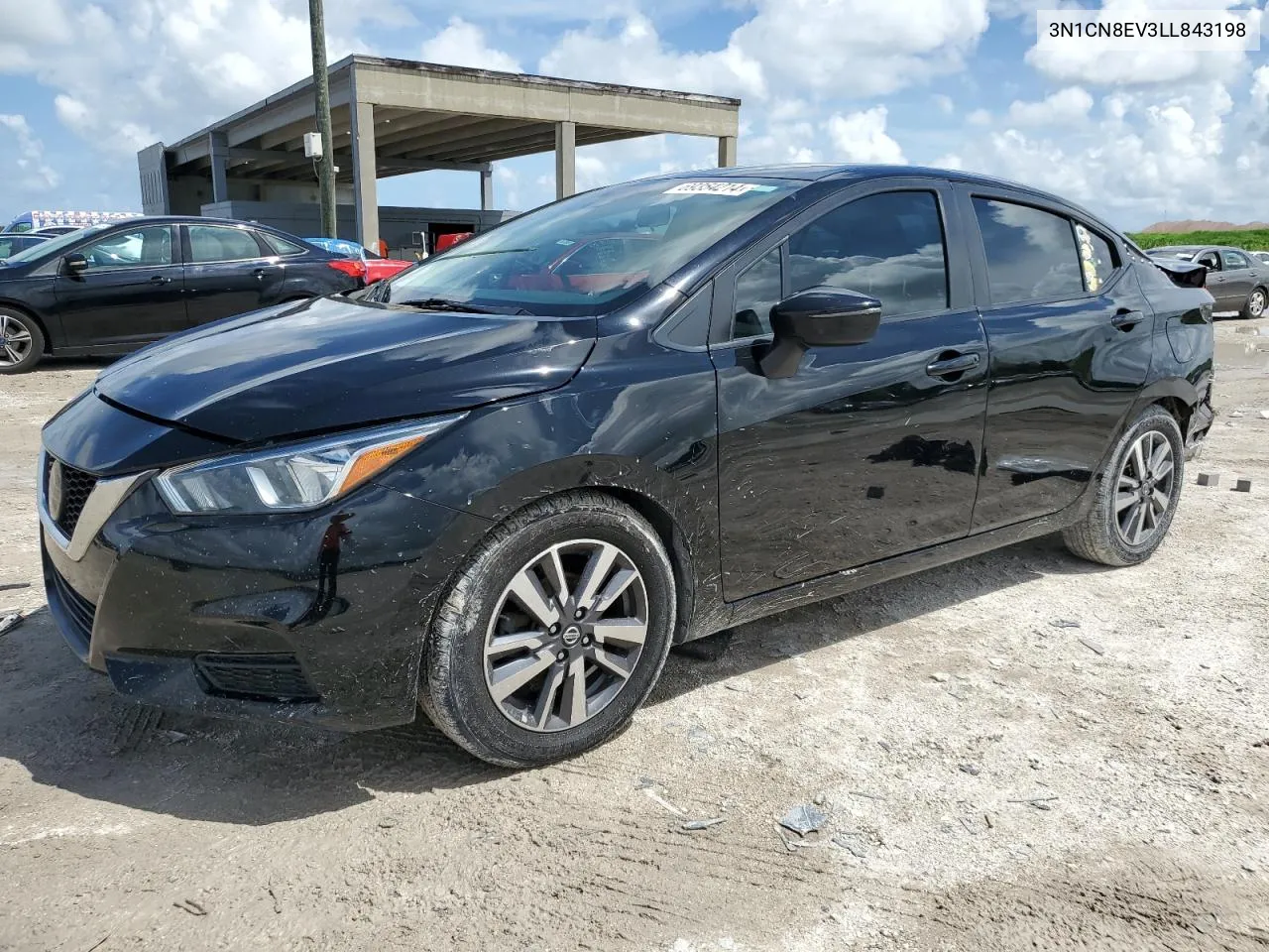 2020 Nissan Versa Sv VIN: 3N1CN8EV3LL843198 Lot: 69354214