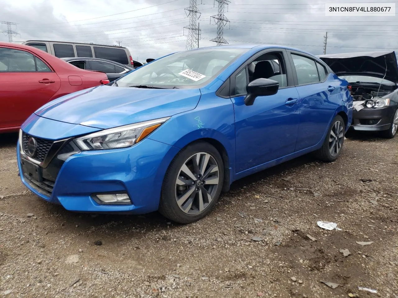 2020 Nissan Versa Sr VIN: 3N1CN8FV4LL880677 Lot: 69522304