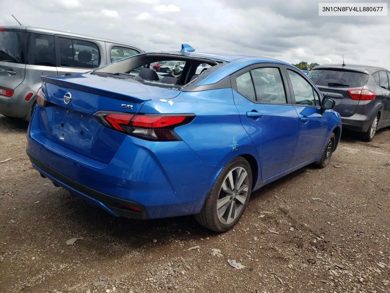 2020 Nissan Versa Sr VIN: 3N1CN8FV4LL880677 Lot: 69522304