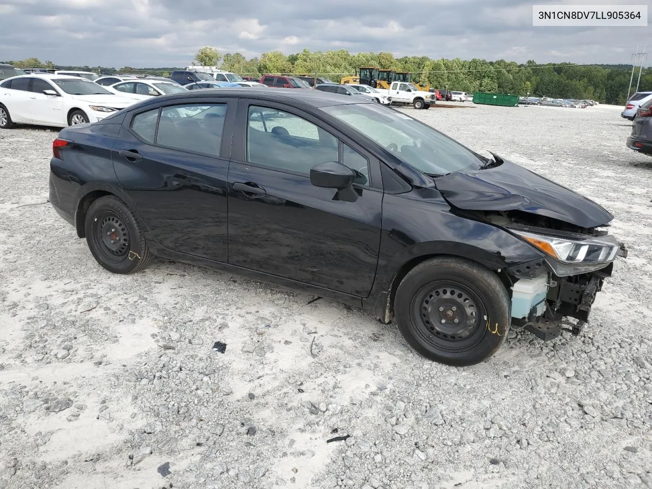 2020 Nissan Versa S VIN: 3N1CN8DV7LL905364 Lot: 69807784