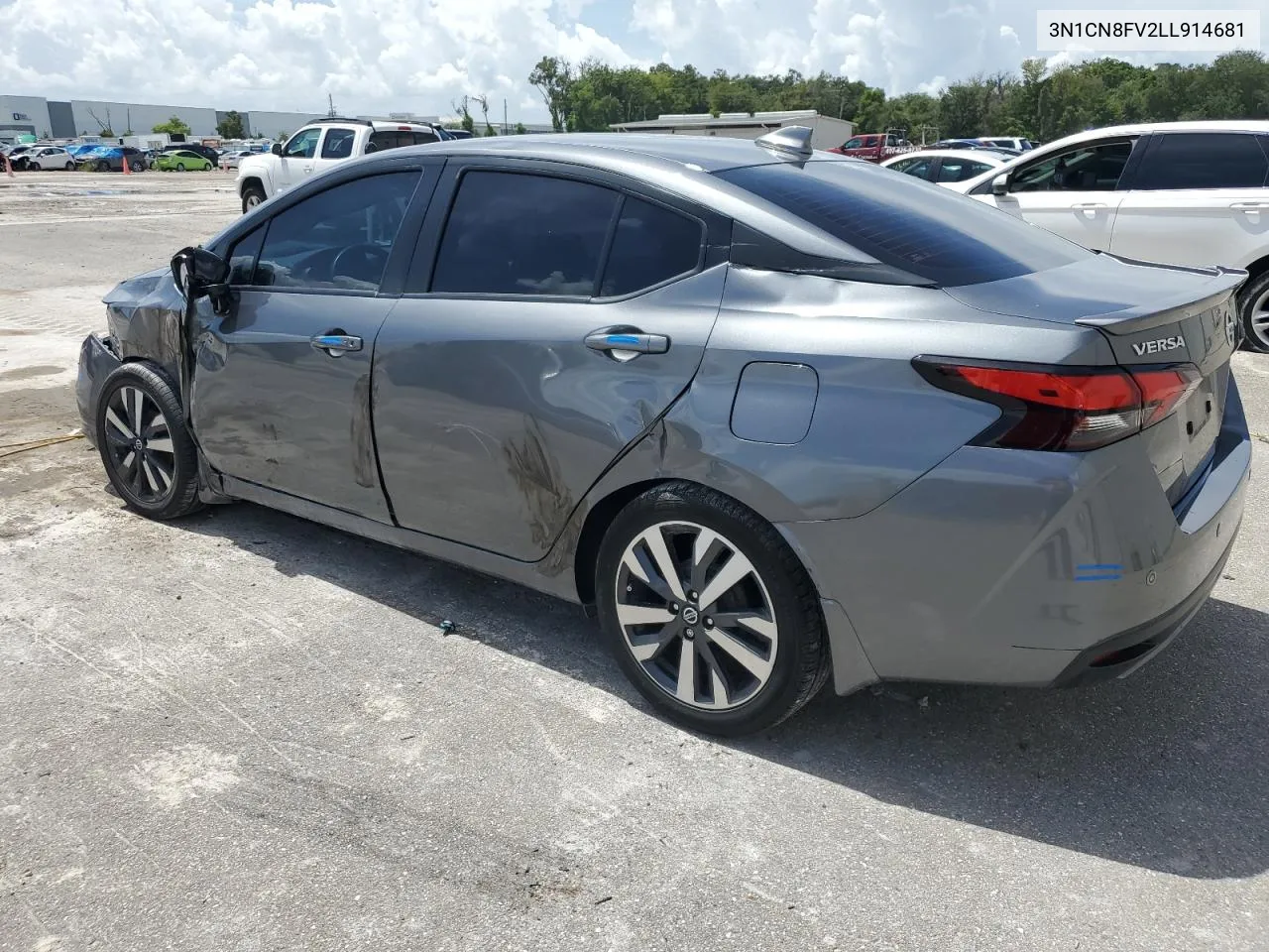 2020 Nissan Versa Sr VIN: 3N1CN8FV2LL914681 Lot: 69921474